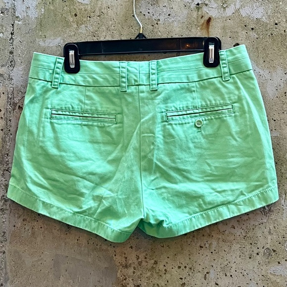 J. Crew Chino Shorts, Aqua Green, Size 6 - Picture 4 of 7